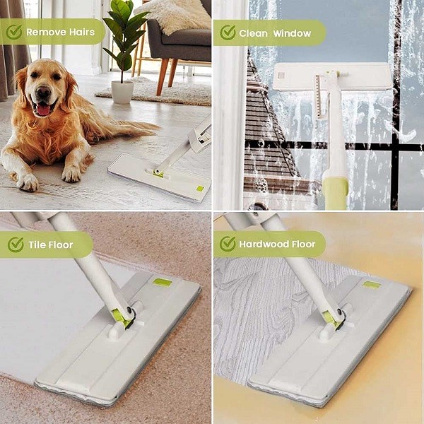 Clearance Sale - Squeeze Flat Mop Hand Free Washing-BUY 2 GET