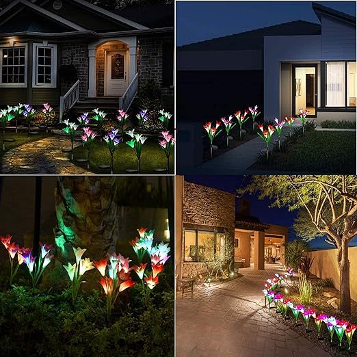 Solar Lily Garden Light