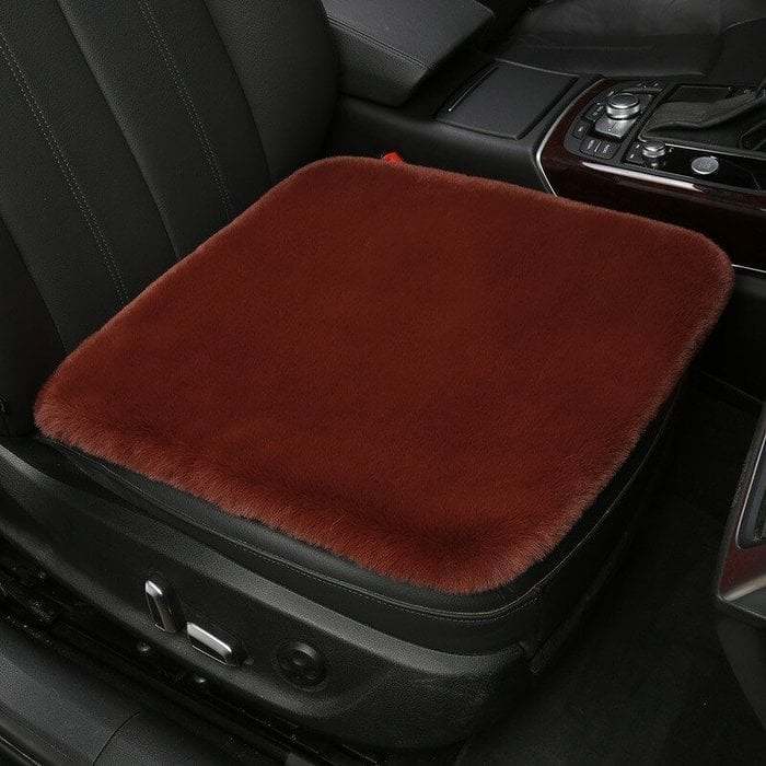 -Plush Car Seat Cushion