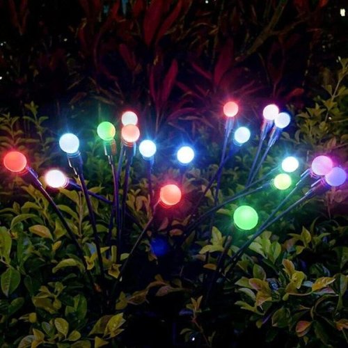 Early Christmas Hot Sale--Solar Garden Lights-Starburst Swaying Li