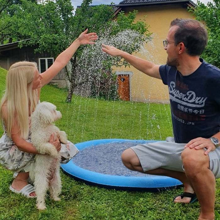 (Father's Day Gift-49% OFF) Dog Splash Sprinkler Pad