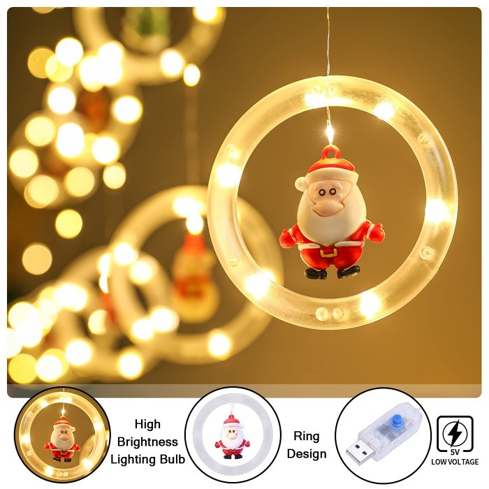 LAST DAY 49% OFFChristmas Decor Ring Lights