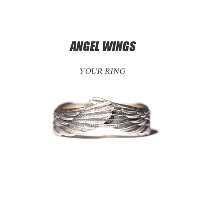 Last Day Promotion 65% OFF  Angel Wings Ring - A reminder of a