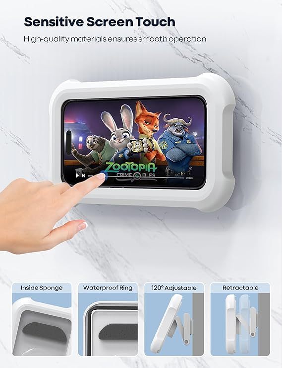 Shower Phone Holder Waterproof