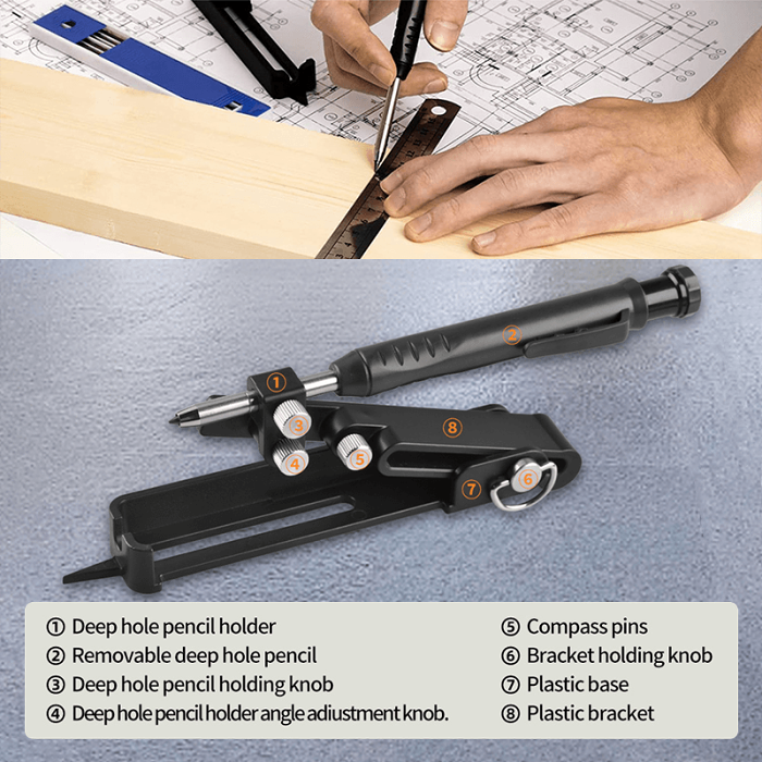 LAST DAY 48% OFFMultifunctional scriber tool(BUY 2 GET FREE SHIPPING)