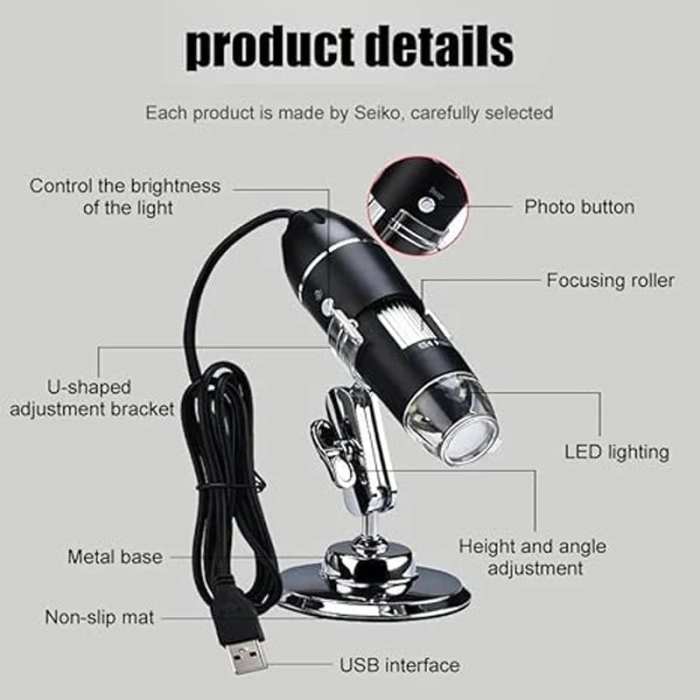 3 In 1 Usb Digital Microscope（Get a free mobile phone adapter）