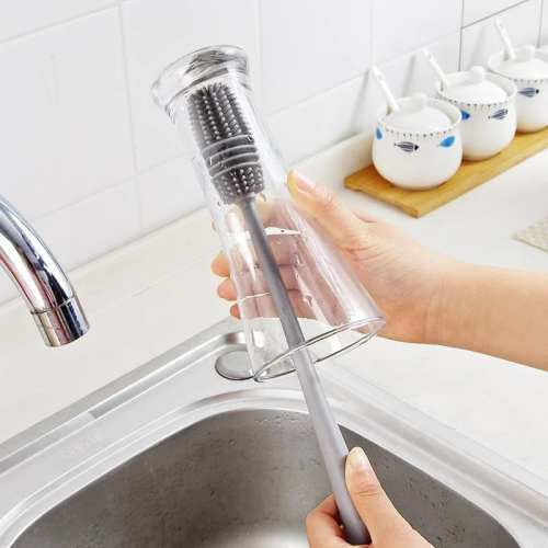 Multifunctional soft cleaning cup brush master