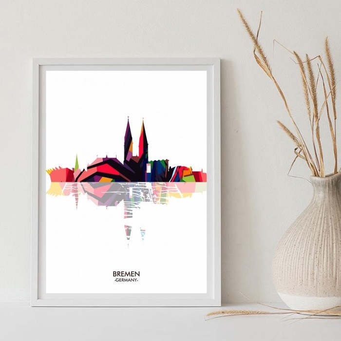 Home Decor Abstract Minimalist Colorful Canvas Poster