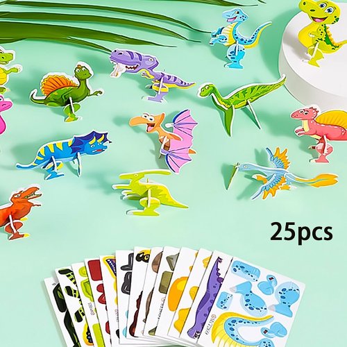 Educational 3D Cartoon Puzzle