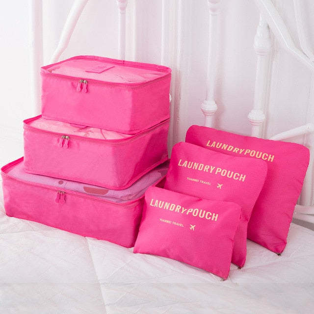 (Last Day Flash Sale-50% OFF) Luggage Packing Organizer Set of 6 pcs -