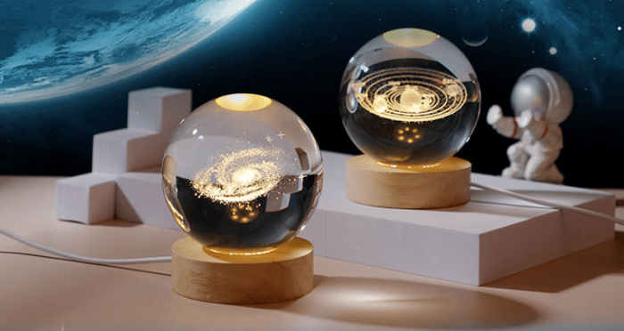 3D Planet Crystal Ball