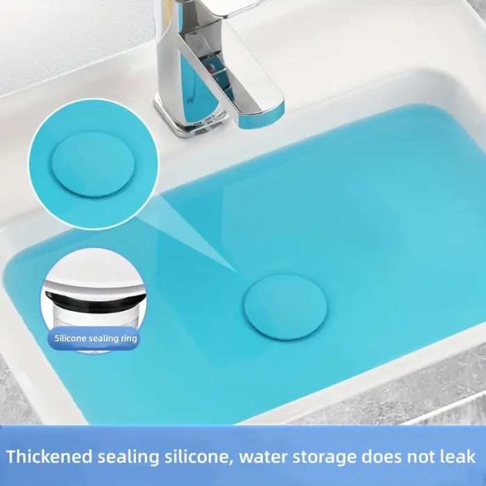 Press-and-Lift Universal Leak-proof Drain Plug