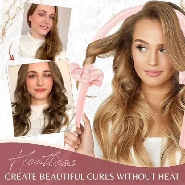 The best gift for mother or wifeHeatless Silk Hair Cur
