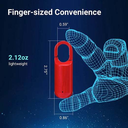 49% OFFPortable Smart Fingerprint Padlock