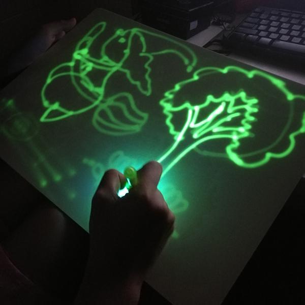 Kids Magic Light Drawing Pad Set