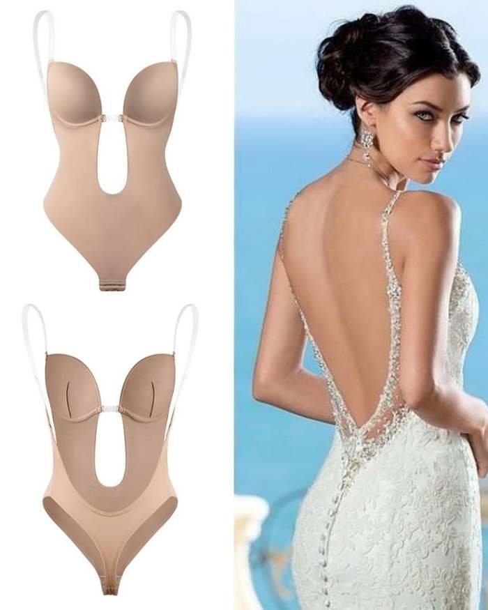 InviShaper - Plunge Backless Body Shaper Bra