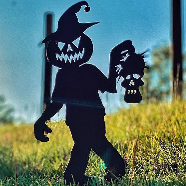 (Last Day Flash Sale-50% OFF) Cute Ghost Zombie-Metal Yard Art - BU