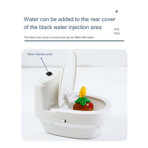 Remote-controlled Mobile Water-spraying Toy Toilet Truck（BUY 2 Free Shipping）