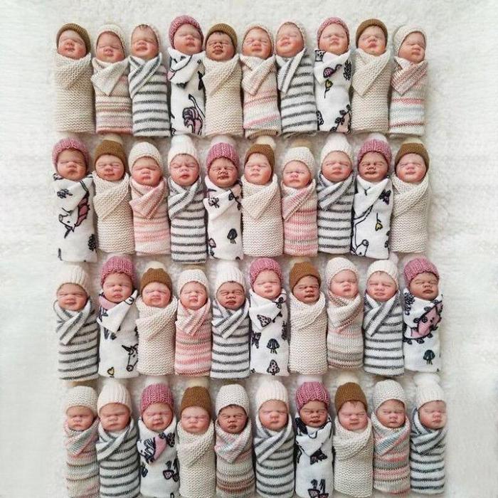 Mini Reborn Baby Doll - Epic Real (Random delivery in 40 dolls）