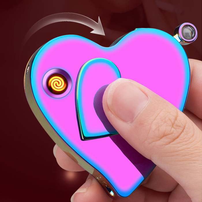 Heart-Shaped Lighter Two Modes Refillable
