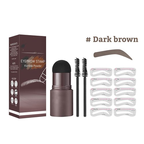 Brow Stamp Set + 10 Templates & 2 Brow Brushes
