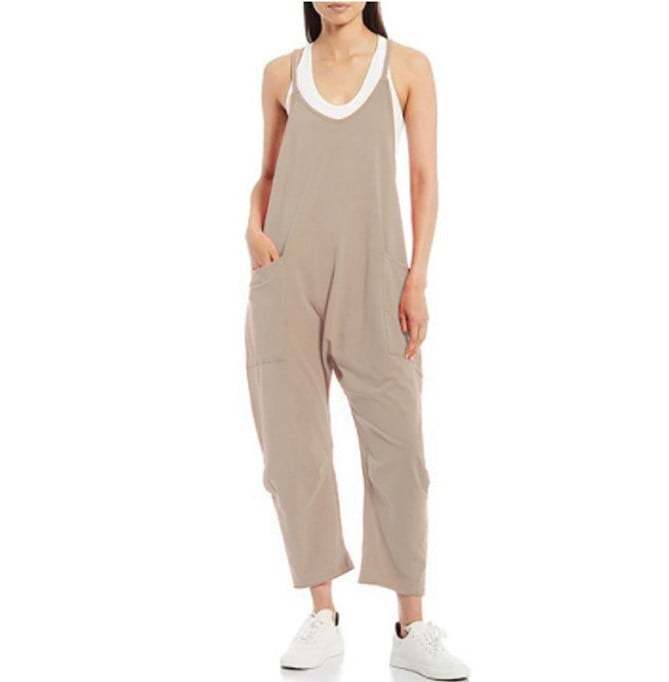 Wide Leg Jumpsuit with Pockets