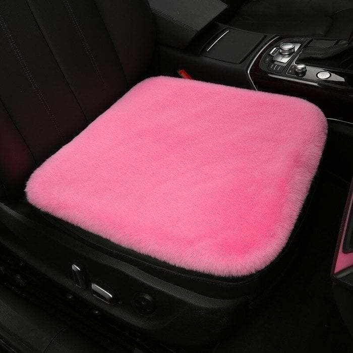 -Plush Car Seat Cushion