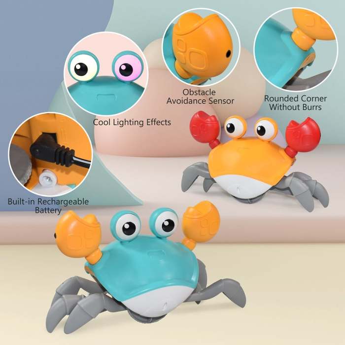 Children's Day 50% Off - Cute Sensing Crawling Crab Baby