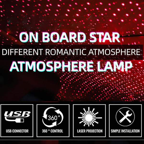2024 New Sale-USB LIGHT CAR STAR PROJECTOR
