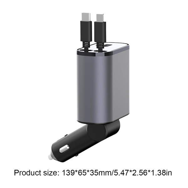 (HOT SALE NOW 49% OFF) - Fast Charge Retractable Car Charger(Fits all vehicles and all phones)
