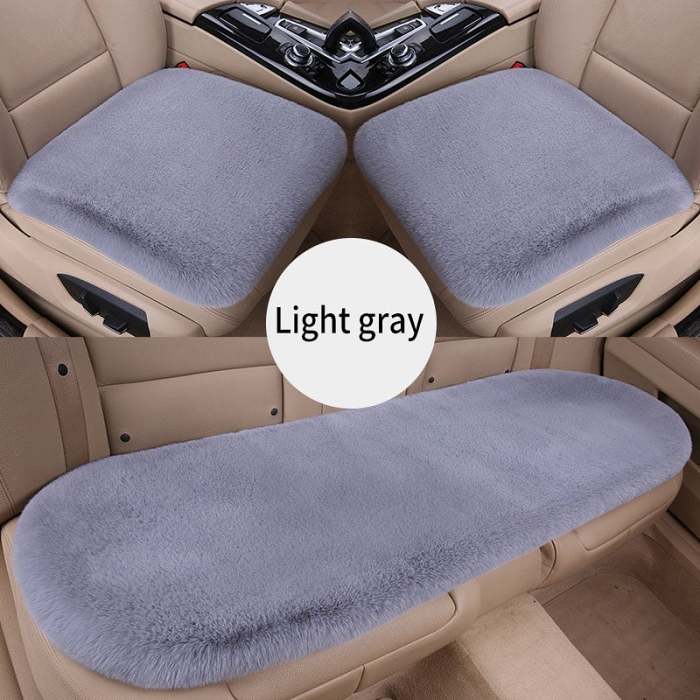 -Plush Car Seat Cushion