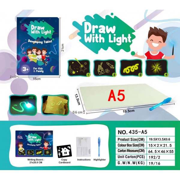 2023-Christmas Hot SaleMagic LED Light Drawing Pad - Release the Creativity of Children!