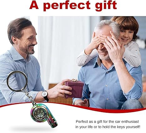 Creative Charming Polished Turbocharger Key Chain