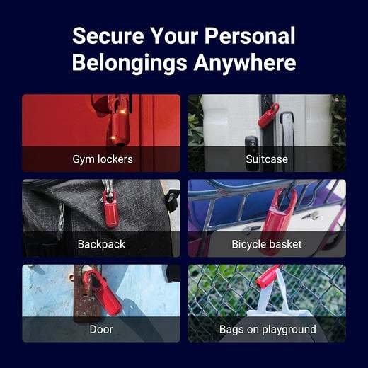 49% OFFPortable Smart Fingerprint Padlock