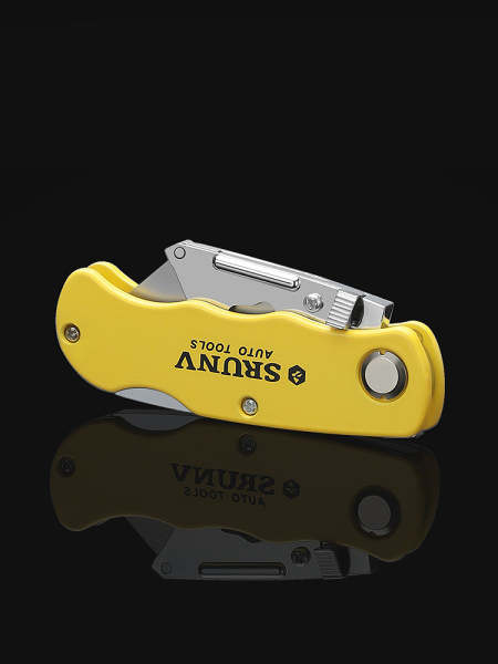 Imported Folding Utility Knife Stainless Steel