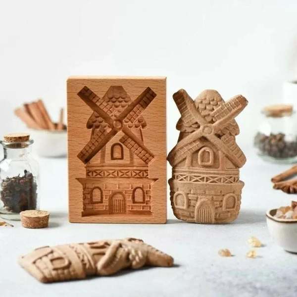 HOT SALE-49% OFFWOOD PATTERNED COOKIE CUTTER - EMBOSSING MOLD FOR COOKIES