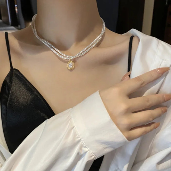 Limited Discount Time 20% OFF--Japan AAAA Akoya Pearl Necklace - Double Layer