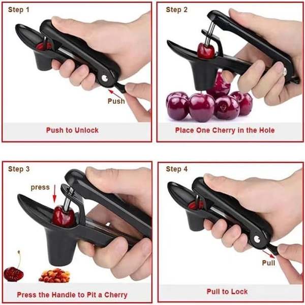 Cherry pitting tool