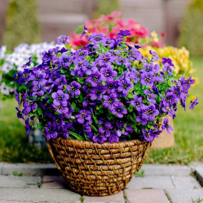 Artificial Flowers for Outdoors