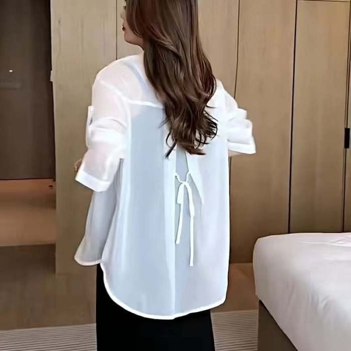 Summer Sunscreen Chiffon Shirt