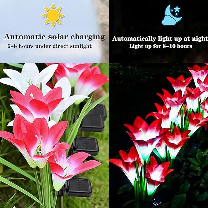 Solar Lily Garden Light
