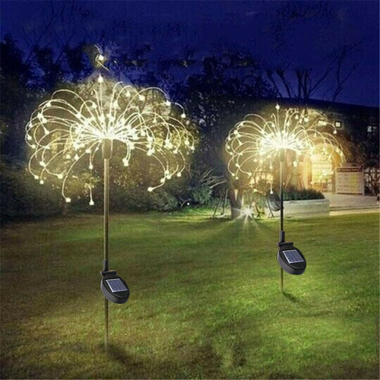 ( Last Day Promotions - 50% OFF)Waterproof  Solar Garden Fireworks