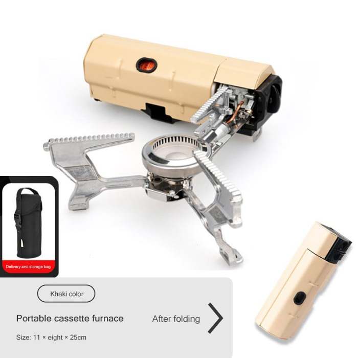 Portable Folding Cassette Stove