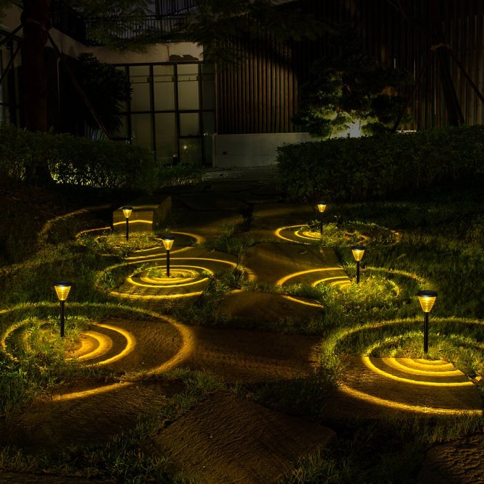 (49% OFF--Last Day Sale)--Solar Waterproof Induction Garden Landsc