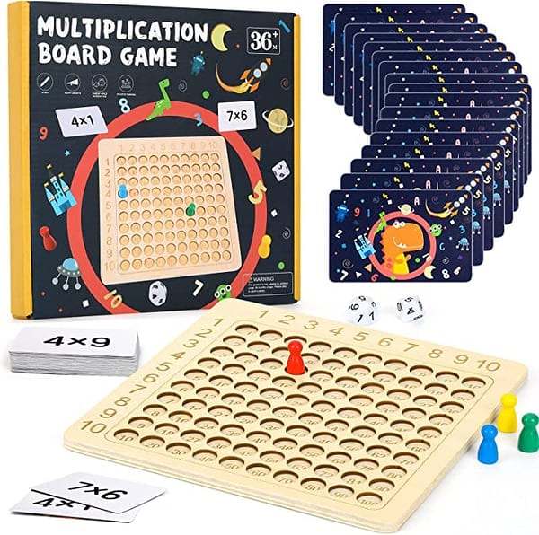 Wooden Multiplication Board Game - BUY2GET EXTRA10% OFF& FREE SHIPPING!