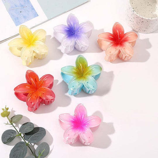 HOT SALE 2024 New Strong Hold Claw Flower Hair Clips 50% OFF Flash
