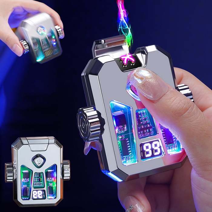 Mecha Gyro Double Arc Lighter