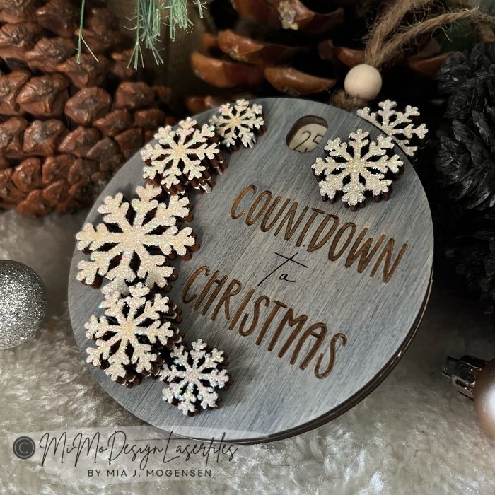 New Sale-Snowflakes Countdown to Christmas Sliding Ornament