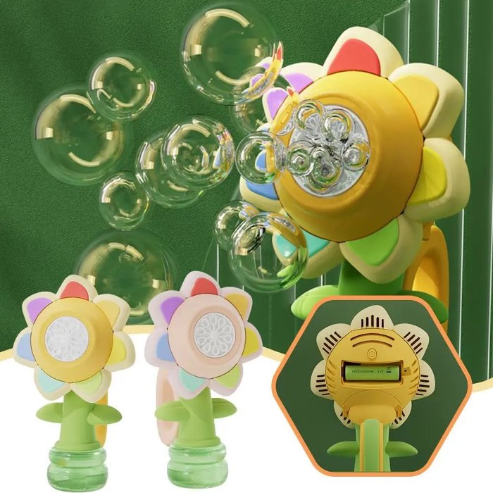 HOT SALE 49% OFFSunflower Bubble Machine