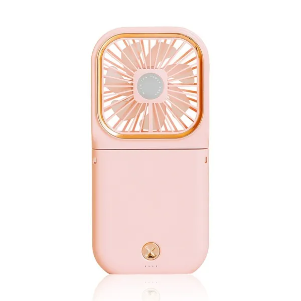 Folding Neck Small Fan Mute Handheld Portable Rechargeable Mini USB Fan
